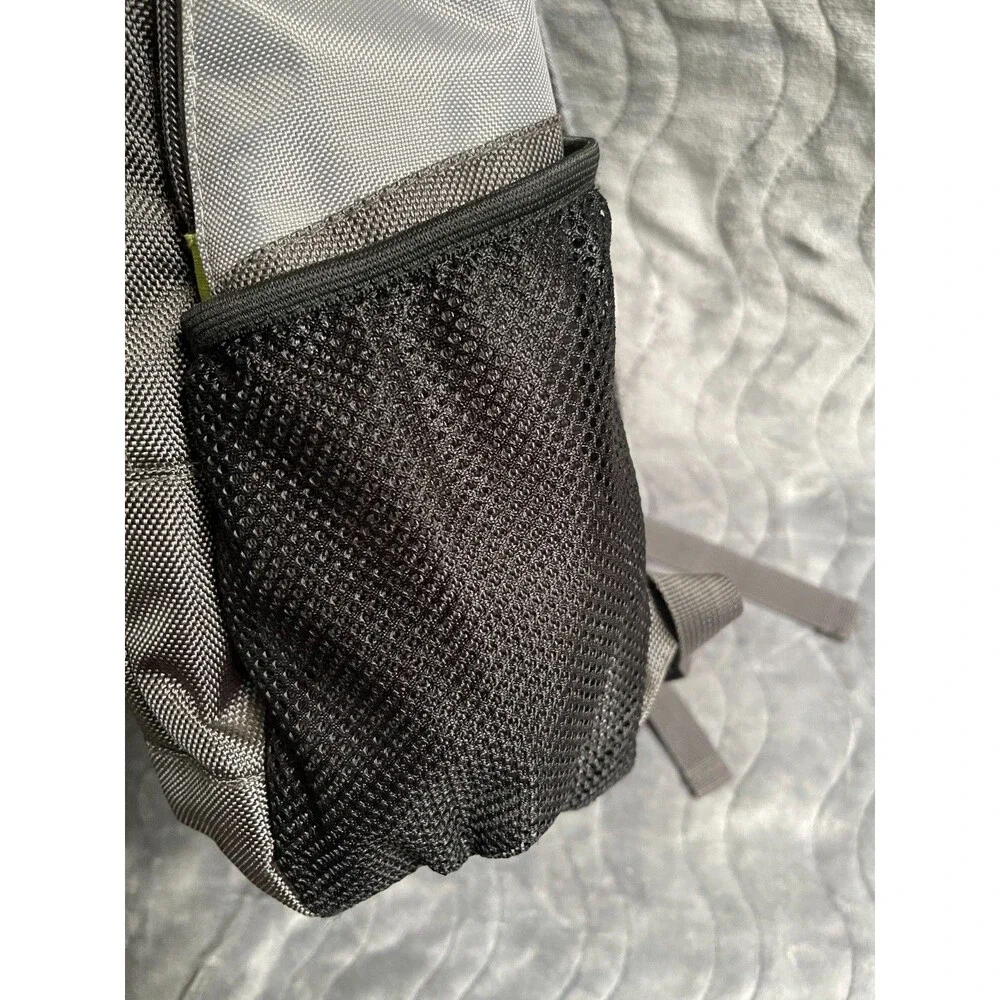 Eddie Bauer Backpack Gray Black Adjustable Straps Pockets Baby Diaper Bag Travel